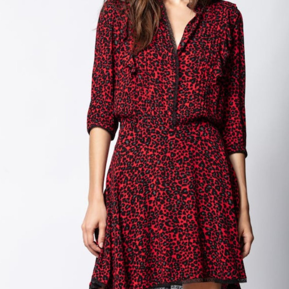 Zadig & Voltaire Remo Leo Dress XS